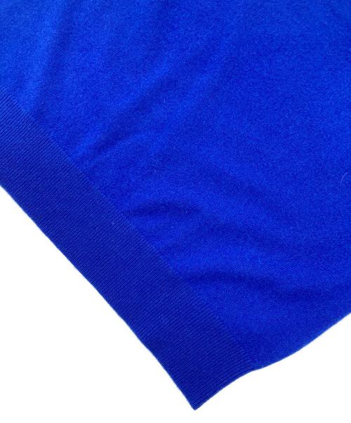 cashada.（カシャーダ）cashada. (カシャーダ) カシミヤニット ブルー サイズ:Lの古着・服飾アイテム