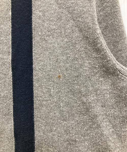 YOHJI YAMAMOTO（ヨウジヤマモト）YOHJI YAMAMOTO (ヨウジヤマモト) サスペンダー柄カーディガン グレー サイズ:3の古着・服飾アイテム