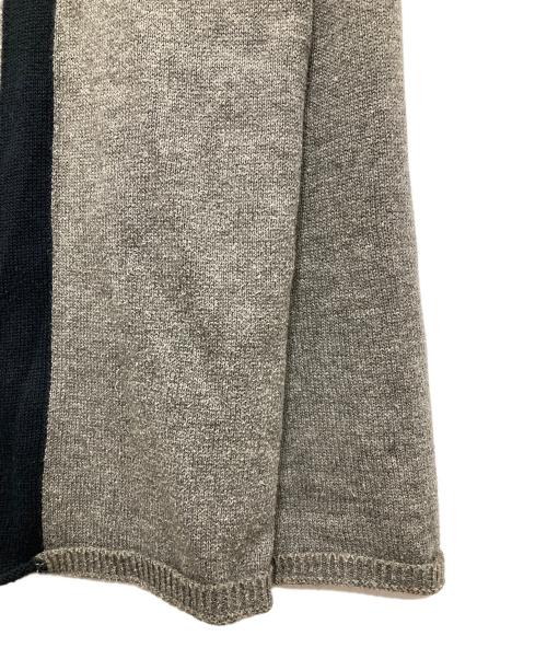 YOHJI YAMAMOTO（ヨウジヤマモト）YOHJI YAMAMOTO (ヨウジヤマモト) サスペンダー柄カーディガン グレー サイズ:3の古着・服飾アイテム