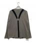 YOHJI YAMAMOTO (ヨウジヤマモト) サスペンダー柄カーディガン グレー サイズ:3：10000円