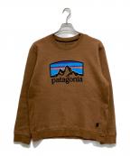 Patagoniaパタゴニア）の古着「ロゴプリントスウェット」｜ブラウン