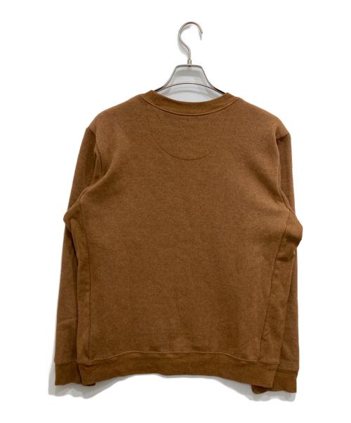 Patagonia（パタゴニア）Patagonia (パタゴニア) ロゴプリントスウェット ブラウン サイズ:Mの古着・服飾アイテム