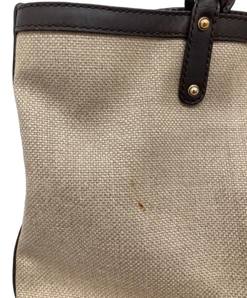 GUCCI（グッチ）GUCCI (グッチ) クラフトトートバッグ ベージュの古着・服飾アイテム