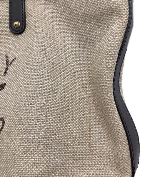 GUCCI（グッチ）GUCCI (グッチ) クラフトトートバッグ ベージュの古着・服飾アイテム