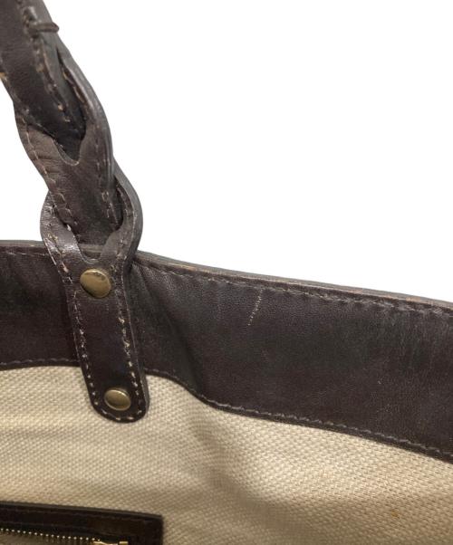 GUCCI（グッチ）GUCCI (グッチ) クラフトトートバッグ ベージュの古着・服飾アイテム