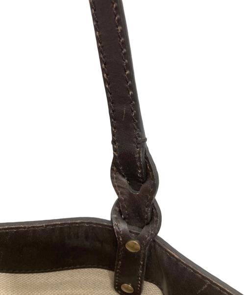 GUCCI（グッチ）GUCCI (グッチ) クラフトトートバッグ ベージュの古着・服飾アイテム