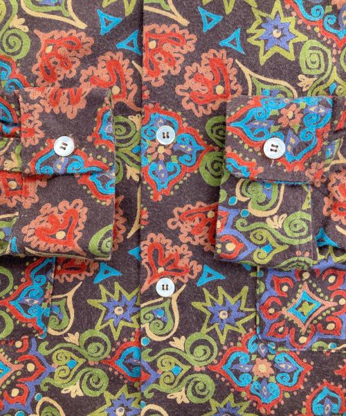 stussy（ステューシー）stussy (ステューシー) Open Collar Shirt マルチカラー サイズ:Lの古着・服飾アイテム