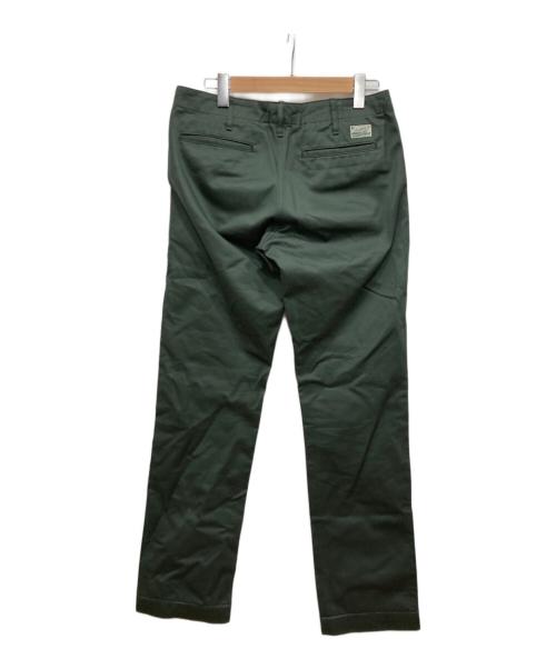 BURGUS PLUS（バーガスプラス）BURGUS PLUS (バーガスプラス) トラウザーパンツ オリーブ サイズ:31の古着・服飾アイテム