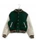 Golden Bear（ゴールデンベア）の古着「80～90'sレザー切替スタジャン」｜グリーン