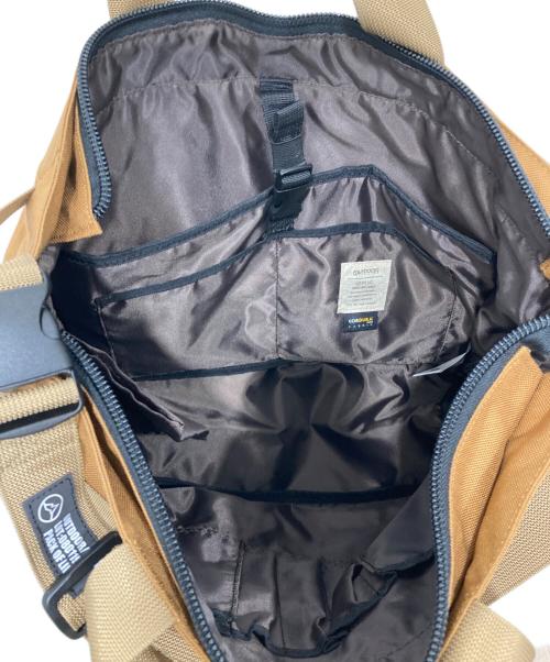 OUTDOOR PRODUCTS（アウトドア プロダクツ）OUTDOOR PRODUCTS (アウトドア プロダクツ) plug (プラグ) 3WAY TOTE BAG ブラウンの古着・服飾アイテム