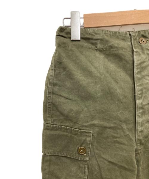 DUTCH ARMY（オランダ軍）DUTCH ARMY (オランダ軍) 50'sダブルフェイスカーゴパンツ カーキ サイズ:74×75の古着・服飾アイテム