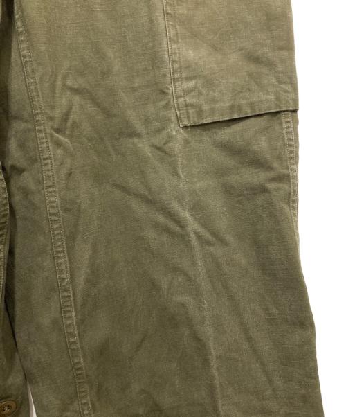 DUTCH ARMY（オランダ軍）DUTCH ARMY (オランダ軍) 50'sダブルフェイスカーゴパンツ カーキ サイズ:74×75の古着・服飾アイテム