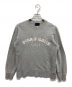 PEARLY GATESパーリーゲイツ）の古着「90'sパッチロゴスウェット」｜グレー