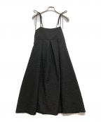 Gypsohilaジプソフィア）の古着「Jacquard Cami OnePiece」｜ブラック