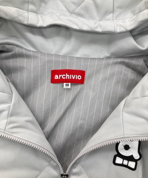 archivio（アルチビオ）archivio (アルチビオ) 多機能素材中綿ブルゾン グレー サイズ:38の古着・服飾アイテム