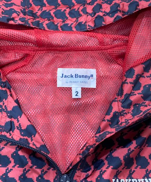 JACK BUNNY（ジャックバニー）JACK BUNNY (ジャックバニー) 総柄ジップアップジャケット レッド サイズ:SIZE2の古着・服飾アイテム