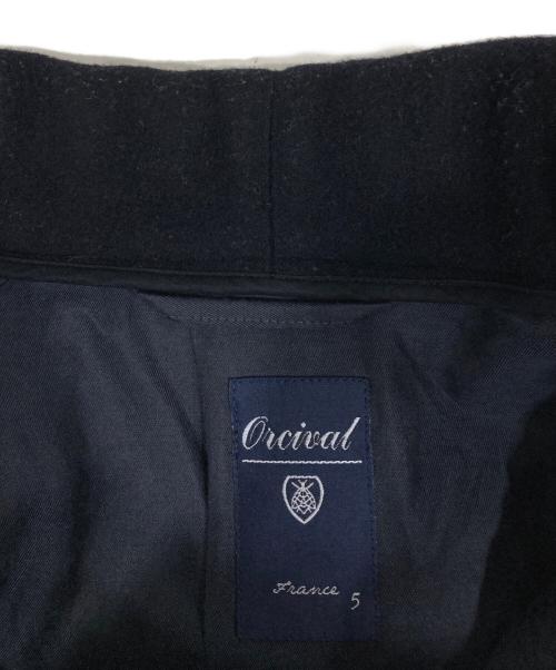 ORCIVAL（オーシバル）ORCIVAL (オーシバル) ライトモッサ ショールカラージャケット ブラック サイズ:5の古着・服飾アイテム