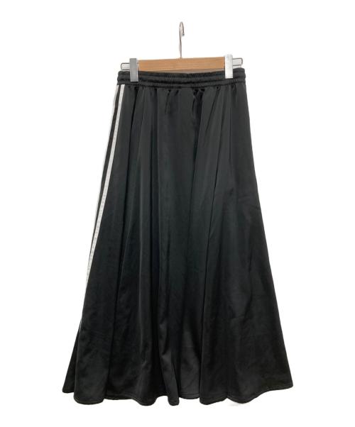 adidas Originals（アディダスオリジナル）adidas originals (アディダスオリジナル) サテンスカート ブラック サイズ:0Tの古着・服飾アイテム
