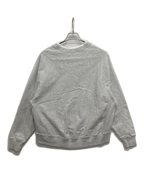 SLOBE IENA（スローブ イエナ）SLOBE IENA (スローブ イエナ) 刺しゅうロゴレイヤードデザインスウェット グレー サイズ:-の古着・服飾アイテム