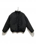 nattoナット）の古着「standard fake down blouson」｜ブラック