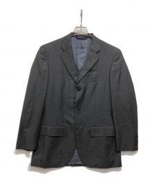 POLO RALPH LAUREN（ポロ・ラルフローレン）の古着「ウールストライプセットアップスーツ」｜グレー