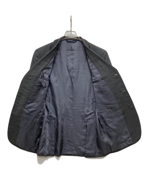 POLO RALPH LAUREN（ポロ・ラルフローレン）POLO RALPH LAUREN (ポロ・ラルフローレン) ウールストライプセットアップスーツ グレー サイズ:A5の古着・服飾アイテム