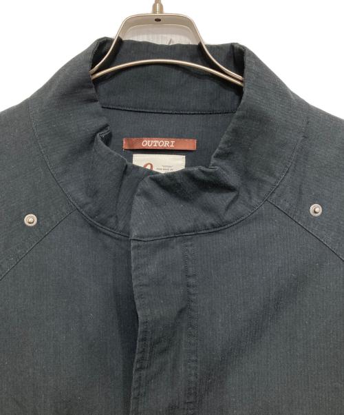 OUTORI（-）OUTORI (-) モッズコート ブラック サイズ:Lの古着・服飾アイテム