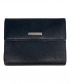 BURBERRYバーバリー）の古着「3つ折り財布」｜ブラック