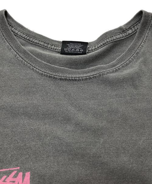 stussy（ステューシー）stussy (ステューシー) プリントTシャツ グレー サイズ:Lの古着・服飾アイテム