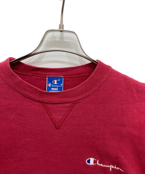 Champion（チャンピオン）Champion (チャンピオン) 前Vガゼットスウェット ラベンダー サイズ:Lの古着・服飾アイテム