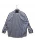 SHAREEF (シャリーフ) LAMINATE STRIPE L/S SHIRTS ブルー サイズ:1：5000円