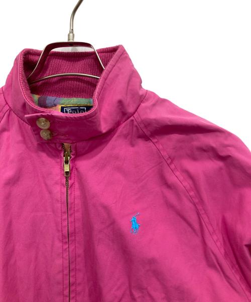 POLO RALPH LAUREN（ポロ・ラルフローレン）POLO RALPH LAUREN (ポロ・ラルフローレン) スイングトップ ショッキングピンク サイズ:Mの古着・服飾アイテム