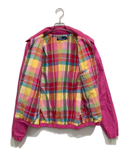 POLO RALPH LAUREN（ポロ・ラルフローレン）POLO RALPH LAUREN (ポロ・ラルフローレン) スイングトップ ショッキングピンク サイズ:Mの古着・服飾アイテム