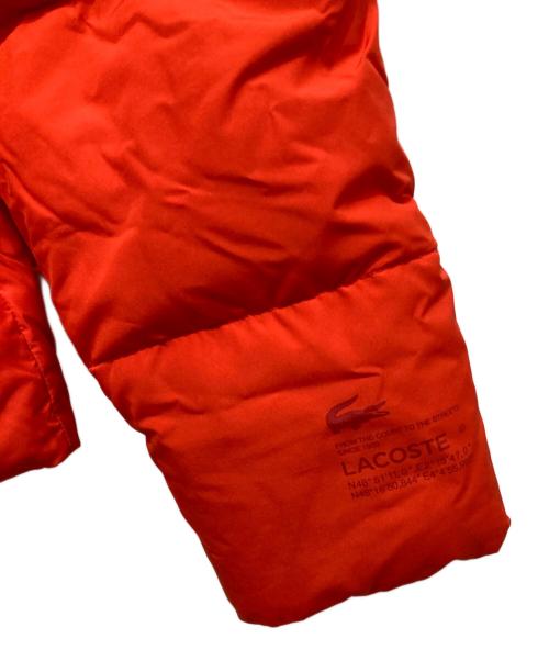 LACOSTE（ラコステ）LACOSTE (ラコステ) クロックステッチダウンジャケット オレンジ サイズ:36の古着・服飾アイテム