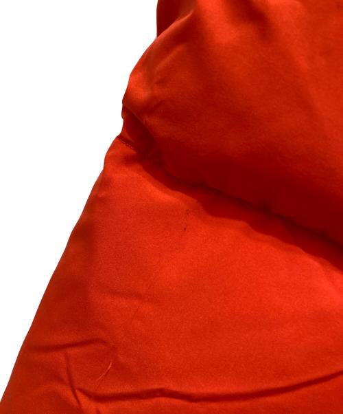 LACOSTE（ラコステ）LACOSTE (ラコステ) クロックステッチダウンジャケット オレンジ サイズ:36の古着・服飾アイテム