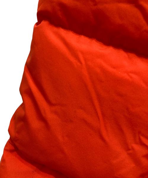 LACOSTE（ラコステ）LACOSTE (ラコステ) クロックステッチダウンジャケット オレンジ サイズ:36の古着・服飾アイテム