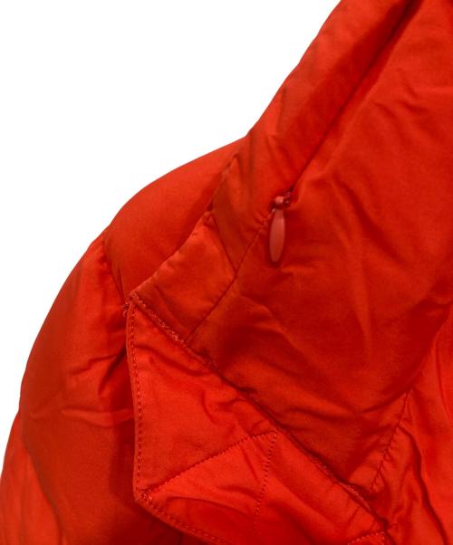 LACOSTE（ラコステ）LACOSTE (ラコステ) クロックステッチダウンジャケット オレンジ サイズ:36の古着・服飾アイテム