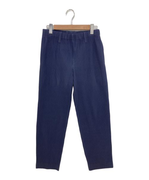 HOMME PLISSE ISSEY MIYAKE（オム プリッセ イッセイ ミヤケ）HOMME PLISSE ISSEY MIYAKE (オム プリッセ イッセイ ミヤケ) TAILORED PLEATS プリーツパンツ ブルー サイズ:2の古着・服飾アイテム