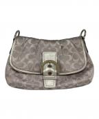 COACHコーチ）の古着「ソーホー ワンショルダーバッグ」｜シルバー