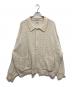 GIDEAL（ジディール）の古着「clash lamé tweed knit cardigan」｜アイボリー