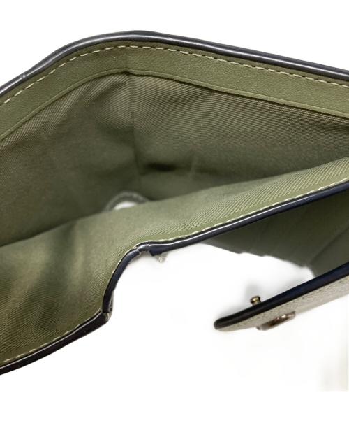 COACH（コーチ）COACH (コーチ) 3つ折り財布 カーキの古着・服飾アイテム