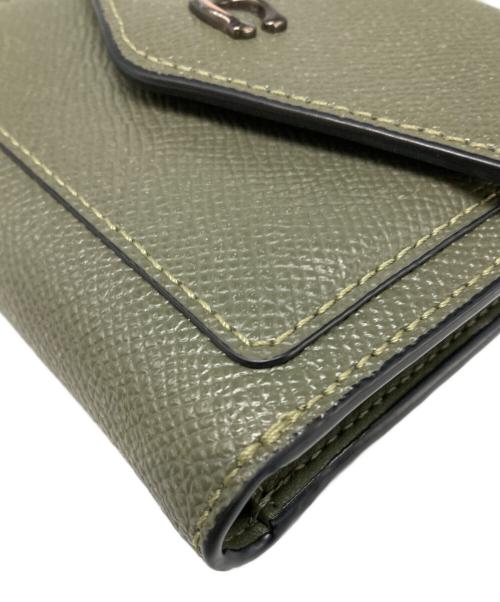 COACH（コーチ）COACH (コーチ) 3つ折り財布 カーキの古着・服飾アイテム