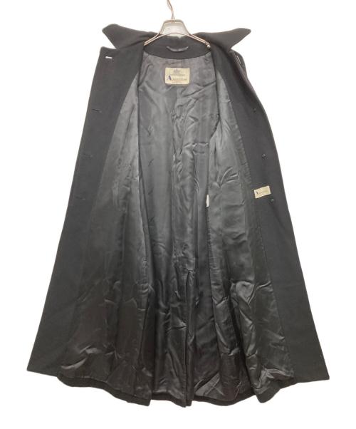 Aquascutum（アクアスキュータム）Aquascutum (アクアスキュータム) ステンカラーコート ブラック サイズ:M54の古着・服飾アイテム