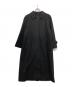 Aquascutum（アクアスキュータム）の古着「ステンカラーコート」｜ブラック