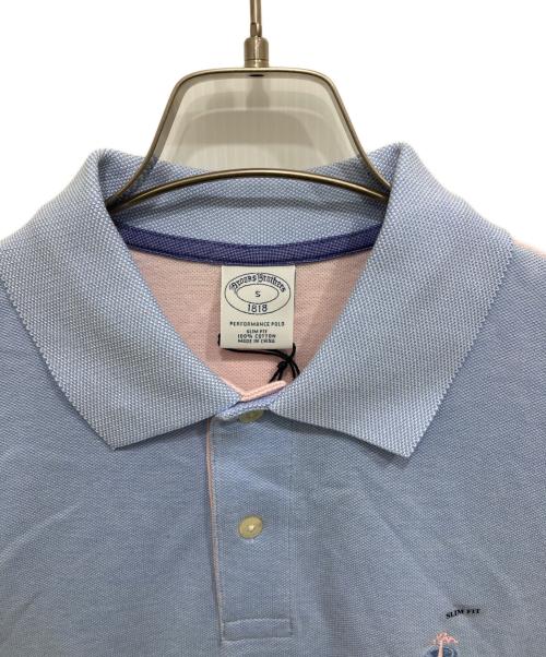 BROOKS BROTHERS（ブルックスブラザーズ）BROOKS BROTHERS (ブルックスブラザーズ) ポロシャツ スカイブルー サイズ:S 未使用品の古着・服飾アイテム