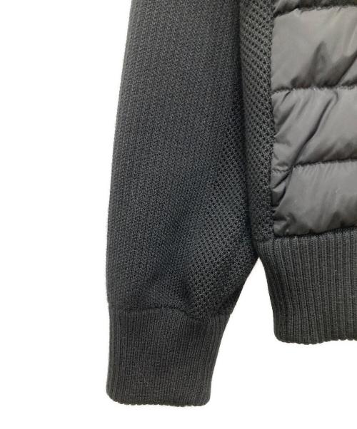 CANADA GOOSE（カナダグース）CANADA GOOSE (カナダグース) HyBridge Knit Jacket Black Label ブラック サイズ:Mの古着・服飾アイテム