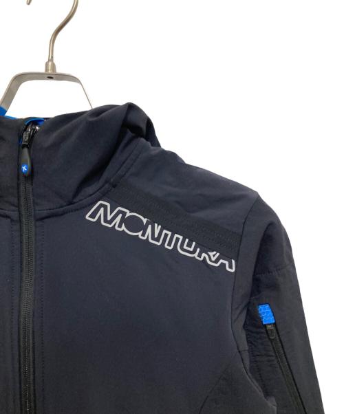 MONTURA（モンチュラ）MONTURA (モンチュラ) ジップジャケット ブラック×ブルー サイズ:XSの古着・服飾アイテム