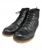 RED WINGレッドウィング）の古着「6inch IRISH SETTER CLASSIC ROUND TOE WORK BOOTS」｜ブラック