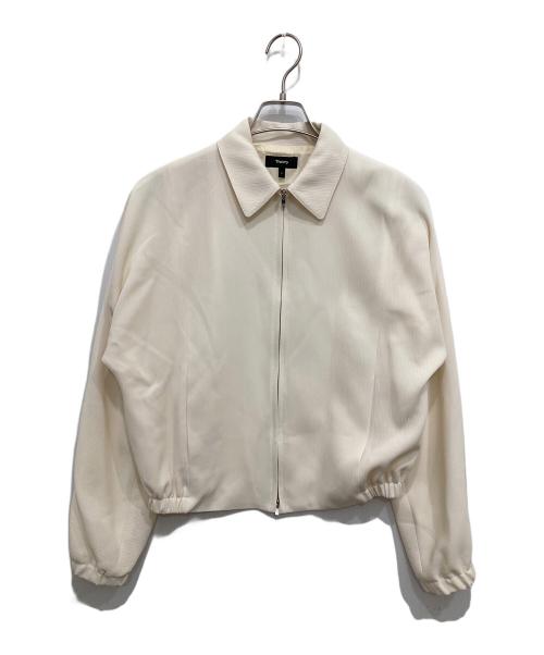 theory（セオリー）theory (セオリー) ADMIRAL STRIPE DOLMAN JKT ホワイト サイズ:Sの古着・服飾アイテム