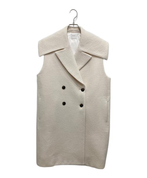 shirocon yori（シロコン ヨリ）shirocon yori (シロコン ヨリ) ポコポコビッグカラージレ ホワイト サイズ:36の古着・服飾アイテム